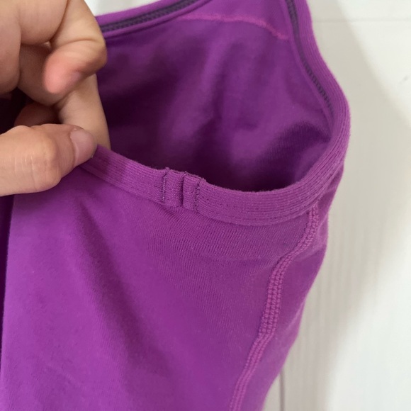 Lululemon Activewear Purple Tank top (build-in bra) - Picture 6 of 8